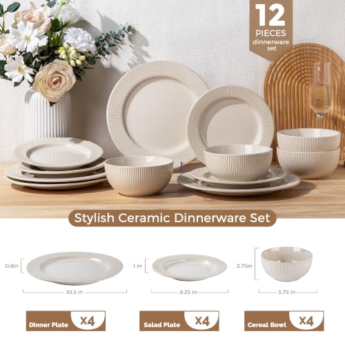 Ceramic Dinnerware Sets of 4