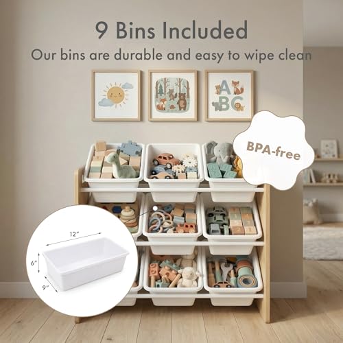 Kids Toy Organizer with 9 Bins
