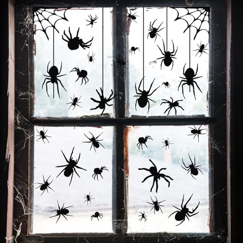 4 Sheets Spider Window Clings