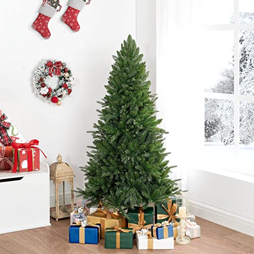 Traditional Artificial Fir Christmas Tree with Lights by Naomi Home Green