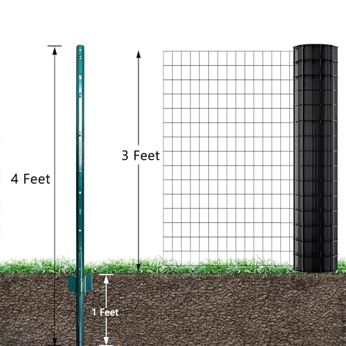 Fence Posts 4 Feet (10 Count)