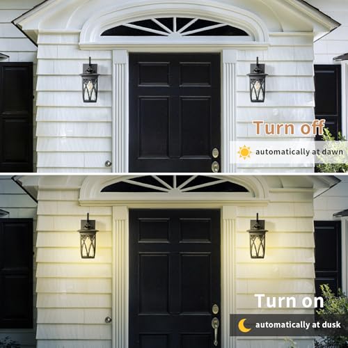 Dusk to Dawn Outdoor Wall Lantern