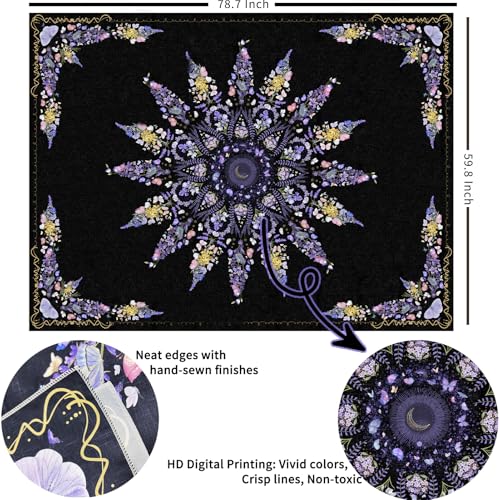 Floral Tapestry Wall Hanging Cute