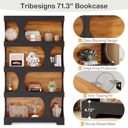 71" Tall Bookcase (4 Count)