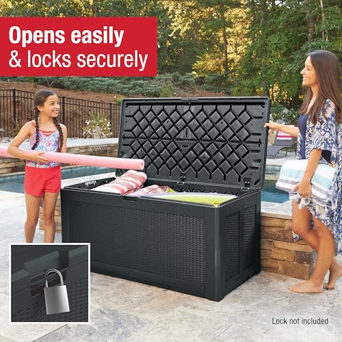 Extra Large Resin Outdoor Storage Deck Box