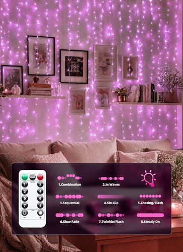 300 LED Fairy Curtain Lights