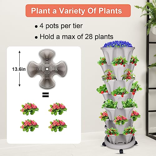 Stackable Vertical Garden Planter (2 Count)