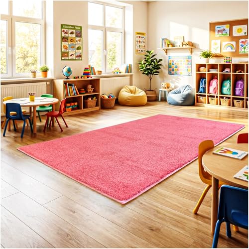 Soft & Colorful 6' x 8' Kids Classroom Area Rug