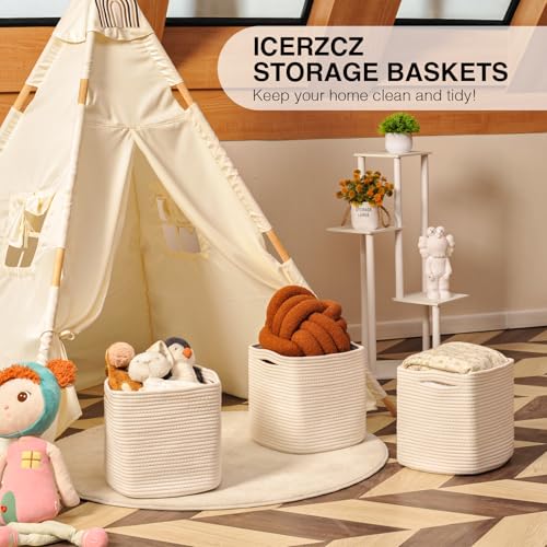 13 Inch Cube Closet Storage Bins (3 Count)