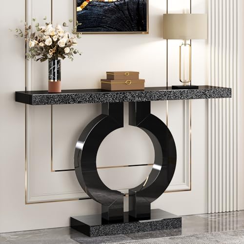 43 Inch Modern Mirrored Console Table