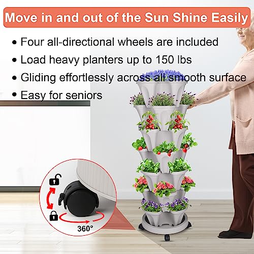 Stackable Vertical Garden Planter (2 Count)