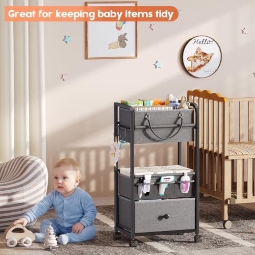 3In1 Baby Diaper Caddy Organizer