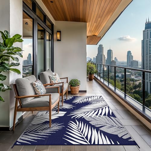 Outdoor Rug Waterproof Plastic Rugs for Patio