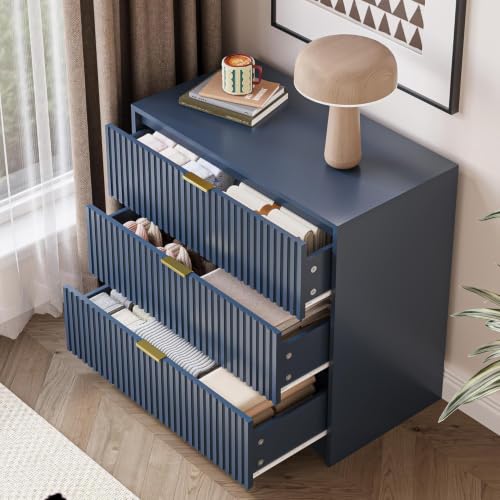3 Drawer Nightstand Set of 2