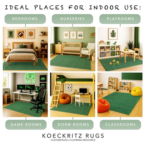 Soft & Colorful 12' x 15' Kids Classroom Area Rug