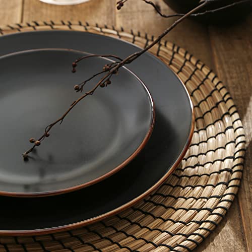 Brasa Stoneware 32 Piece Modern Dinnerware Set