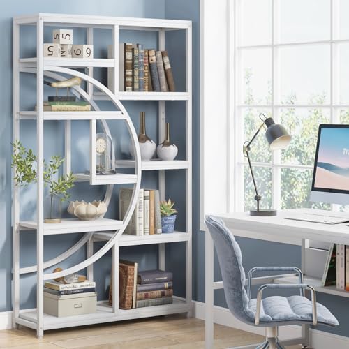 Bookshelf Industrial Etagere Bookcase (2 Count)