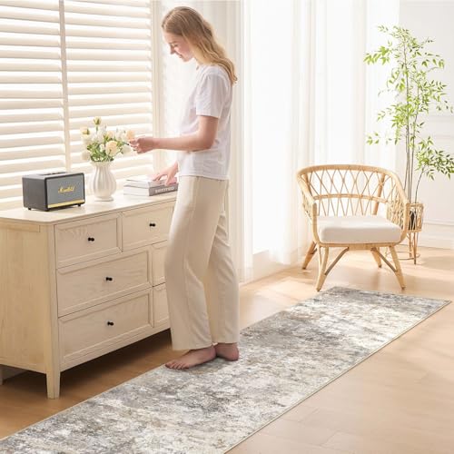 2x10 Washable Runner Rug for Hallway (24 Count)