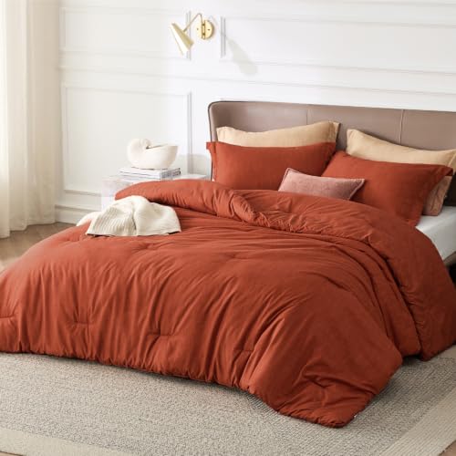 Orange Queen Comforter Set