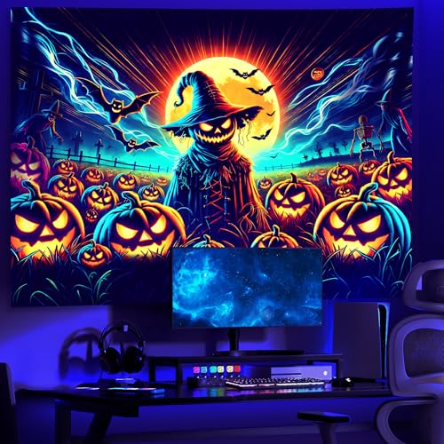 UV Reactive Halloween Tapestry