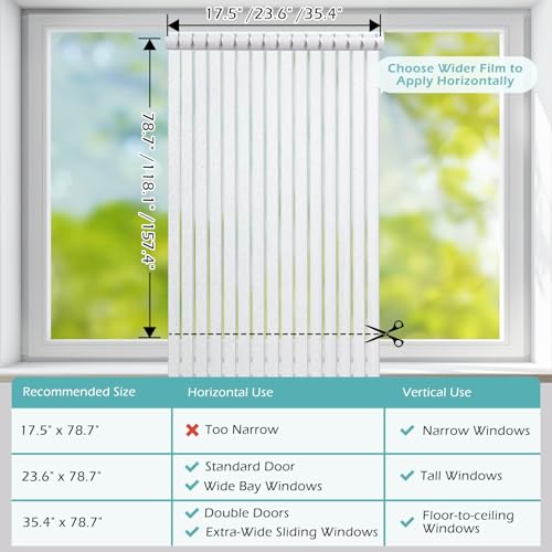 Window Privacy Film (12.92 Sq Ft)