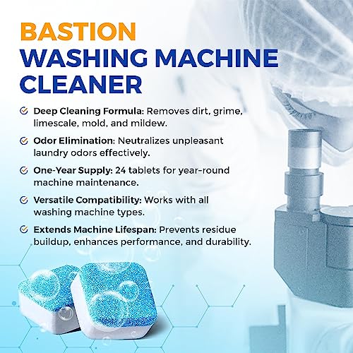 Washing Machine Cleaner Tablets 24 pack Powerful Descaler (24 Count)