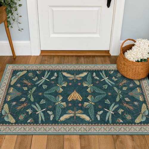 Emerald Green Entry Rugs for Inside House (8 Sq Ft)