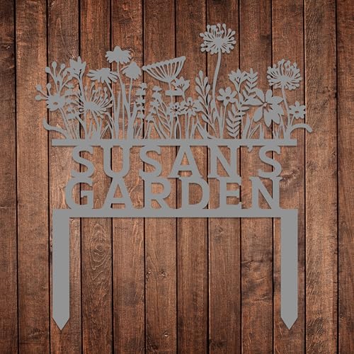 Custom Flowers Metal Garden Decor