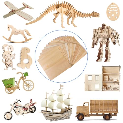 30 Pack Basswood Sheets 12"x12"x1 (30 Count)