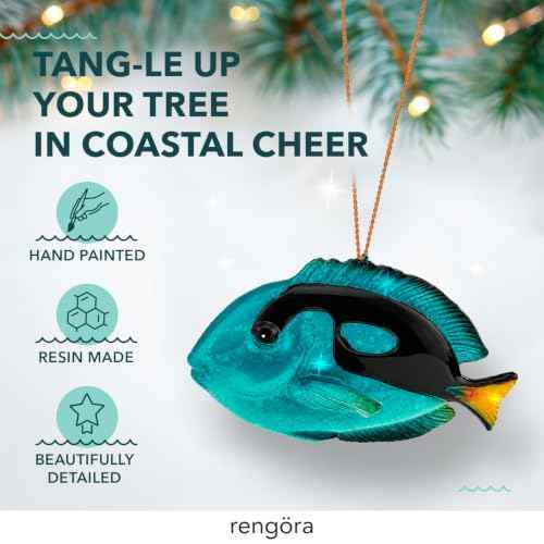 Blue Tang Christmas Ornament