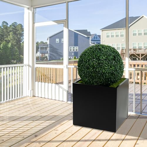 20'' Cube Metal Planter Steel Planter Box