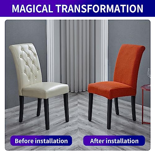 Stretch Chair Covers for Dining Room Set of 2
