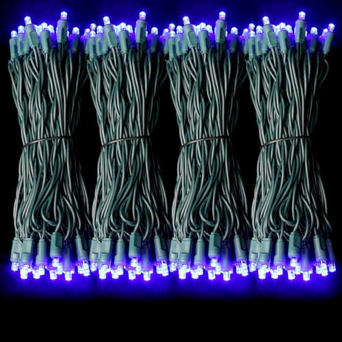 Blue Christmas Lights Outdoor Waterproof (200 Count)
