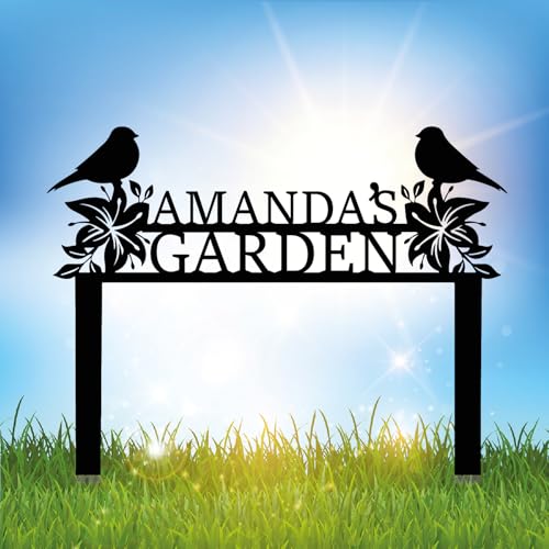 Personalized Garden Sign with Stake