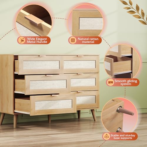 Rattan Dresser for Bedroom