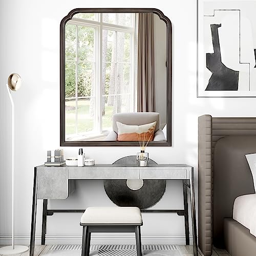 Wood Bathroom Mirrors for Wall Mounted