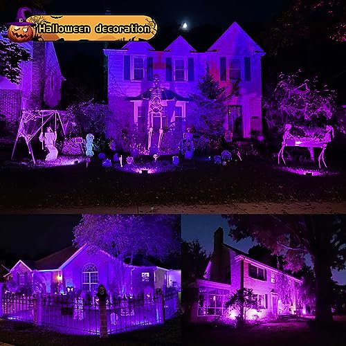 Black Light 30W LED Blacklight Flood Light Outdoor for Glow Party (4 Count)