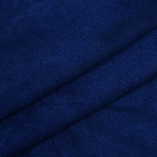 Luxury Velvet Blackout Curtains Panels with Grommet Draperies Eyelet (2 Count)