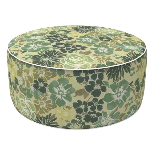 Inflatable Stool Ottoman Footrest with Handle