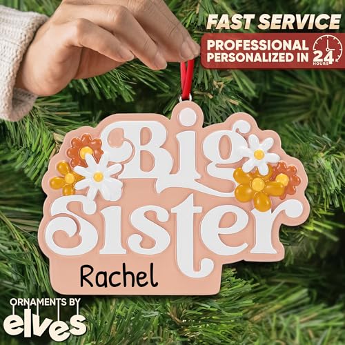 Personalized Sibling Christmas Ornaments 2026