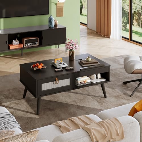 Coffee Table Lift Top Coffee Table with Storage Shelf