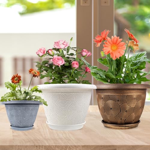 Plastic Flower Pots Planters For Indoor Plants