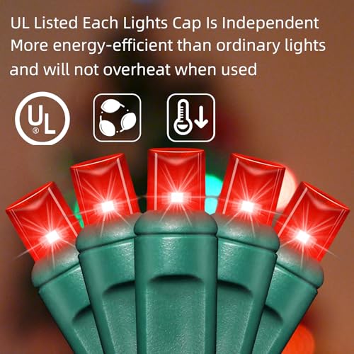 Valentine’s Day Red String Lights Indoor (200 Count)