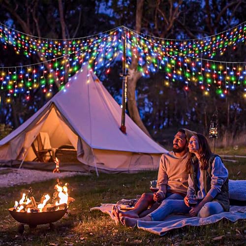 66FT 640 LED Icicle Lights for Outside
