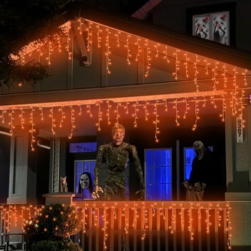 Orange Lights for Halloween (66 Foot)