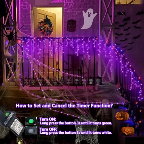 Purple Halloween Lights (99 Foot)