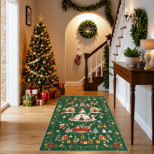 Christmas 3x4 Entryway Area Rugs (12 Sq Ft)