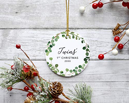 Custom Year Round Ceramic Porcelain Christmas Tree Ornament Keepsake Collectible Gift