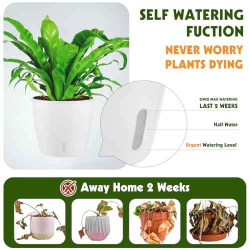 Self Watering Pots for Indoor Plants (18 Count)