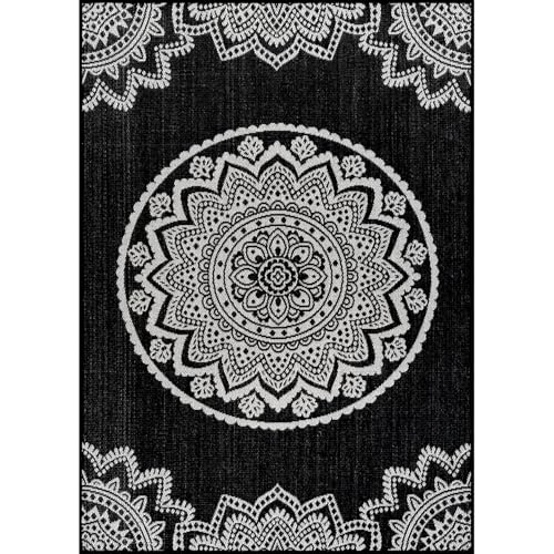 Outdoor Rug 10x14 Modern Large Area Rugs for Indoor and Outdoor Patios and Porches